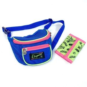 1980’s Vintage Youth Fanny Pack and Wallet